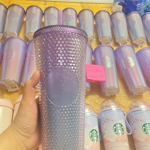 Starbucks Korea set Pink and Purple Beam 2022 - Picture 3 of 4